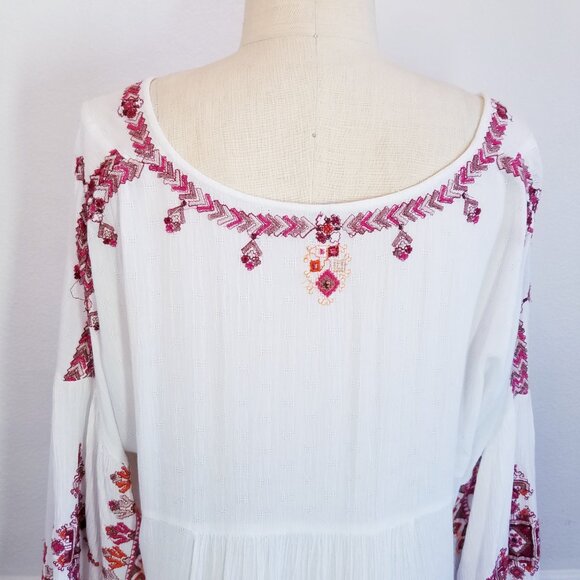 Free People | Bohemian Long Sleeve Top, size L - Picture 9 of 14